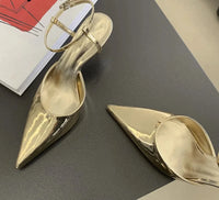 Glossed Icon Point Heels