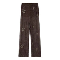 Sequin Wide Leg Pants