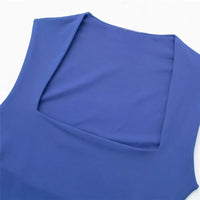 Square Neck Sleeveless Bodysuit