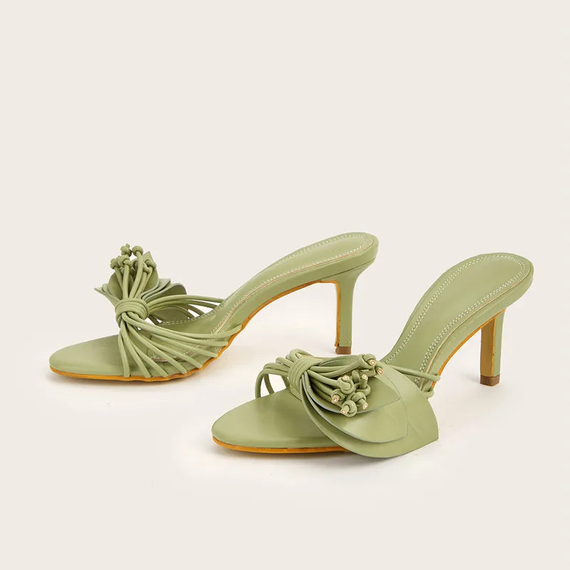 Bowknot Narrow band  High heels