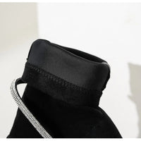 Serpentina Velvet Heel Boots