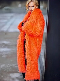 Snowfall Drama Maxi Coat