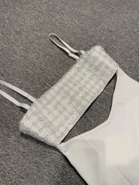 White Lotus Bandage Dress