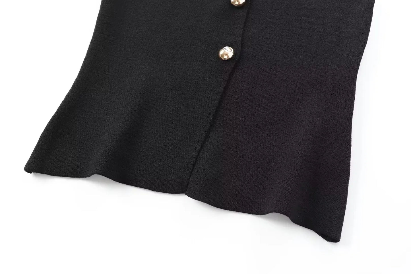 Cropped Sleeveless Knit Vest Top