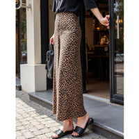 Leopard Print Long Skirt