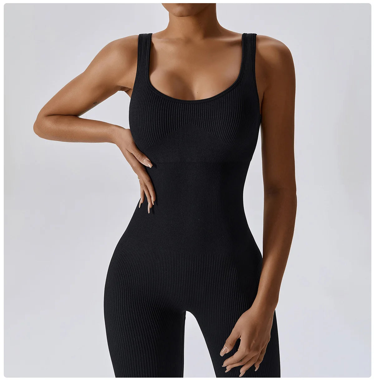 Seamless One-Piece Yoga Jumpsuit
