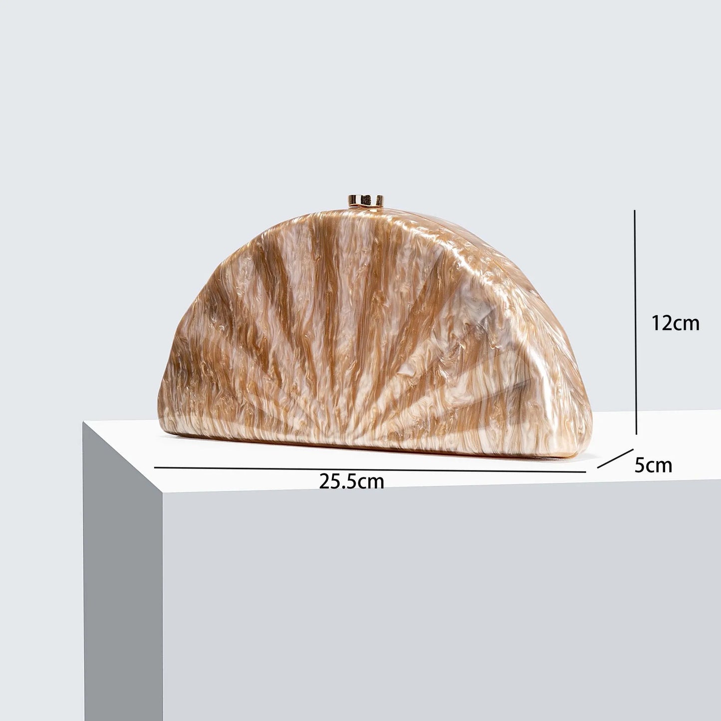 Marble Luxe Evening Clutch