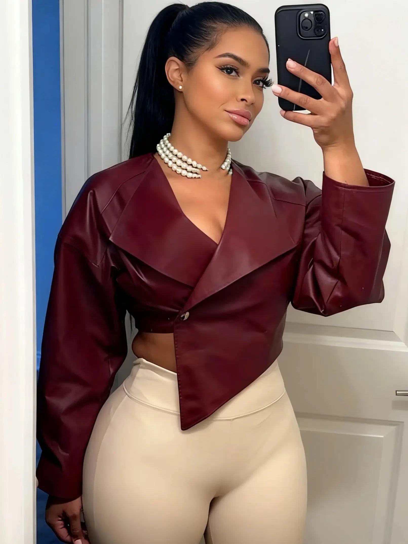 Wine Me Up Cropped Jacket