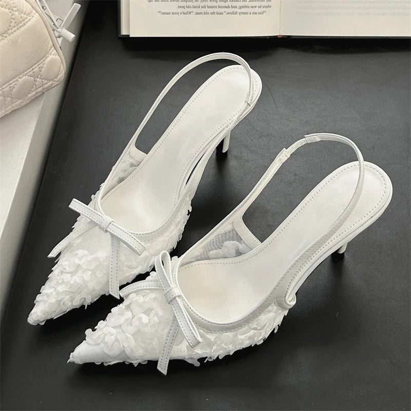 Love Letter Lace Slingbacks