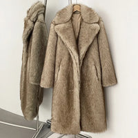 Cashmere Cloud Faux Fur Coat