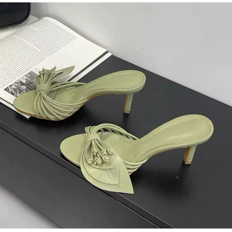 Bowknot Narrow band  High heels