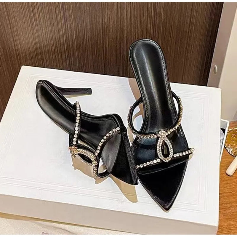 Luxury Rhinestones Gem Stiletto High heels