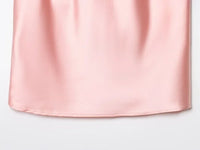 Satin Halter Backless Top