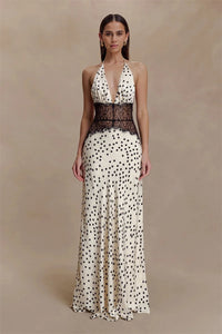 Polka Dot Passion Lace Maxi