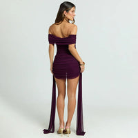 Off-shoulder Strapless Sexy Mini Dress