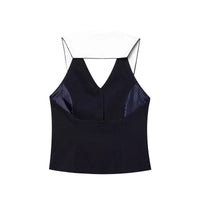 Waistcoat Backless Sleeveless Vest Tops