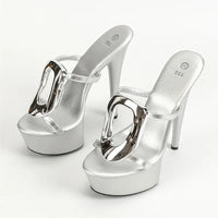 Platform Runway Style Chunky Heels