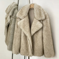 Cashmere Cloud Faux Fur Coat