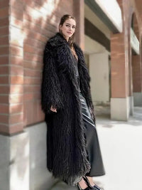 Snowfall Drama Maxi Coat