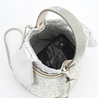 Rhinestones Diamond Evening Bucket Bag