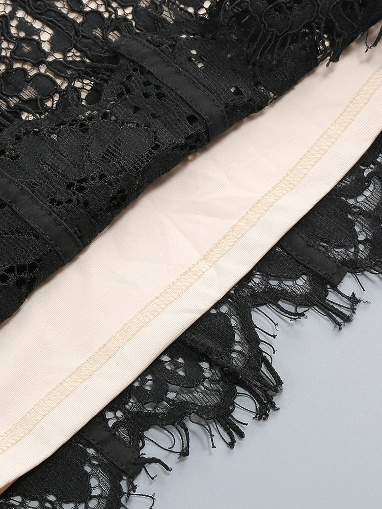 All Eyes On Lace Dress