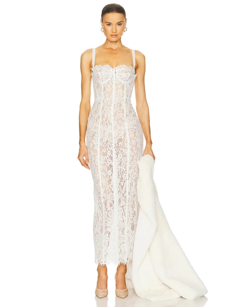 All Eyes On Lace Dress