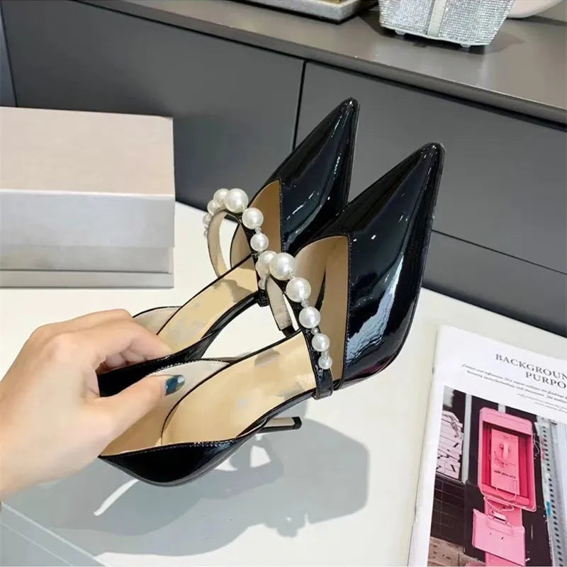 Pearl Whisper Stiletto Pumps