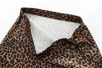 Leopard Print Long Skirt