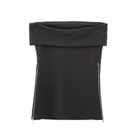 Sleeveless Bustier Tube Corset Top