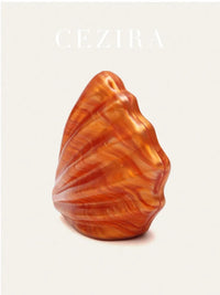 Hot Coral Seashell Bag