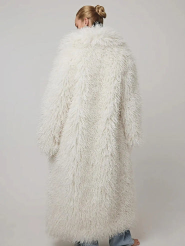 Snowfall Drama Maxi Coat