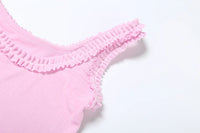 Flowers Hem Mini Dress