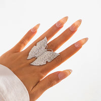 5 Styles Creative Boho Metal Butterfly Flower Ring