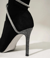 Serpentina Velvet Heel Boots