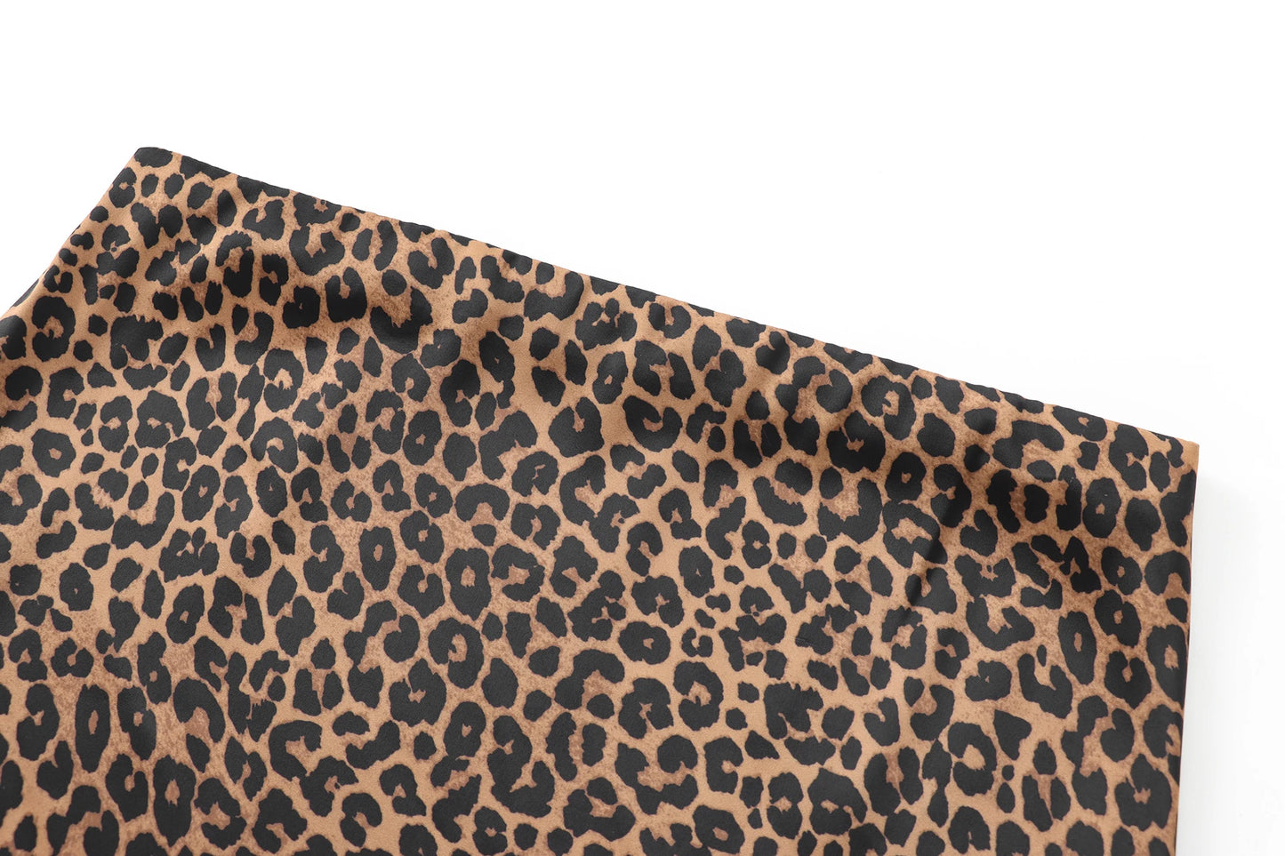 Leopard Print Long Skirt