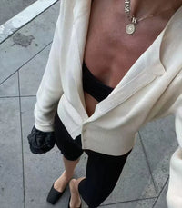 "It Girl" Waist-Detail Cardigan