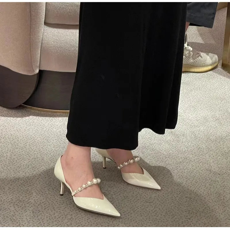 Pearl Whisper Stiletto Pumps