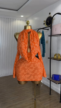 Floral Bodycon Backless Mini Dress