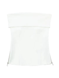 Sleeveless Bustier Tube Corset Top