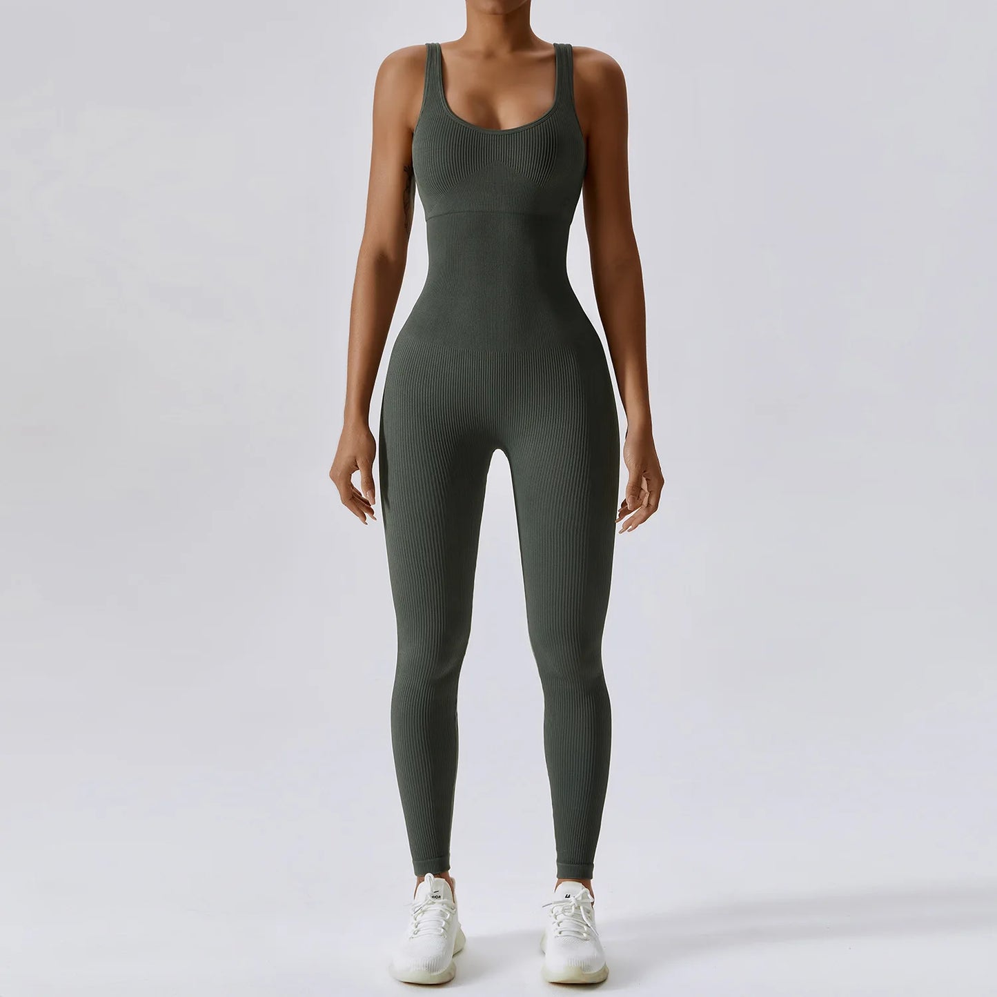 Seamless One-Piece Yoga Jumpsuit