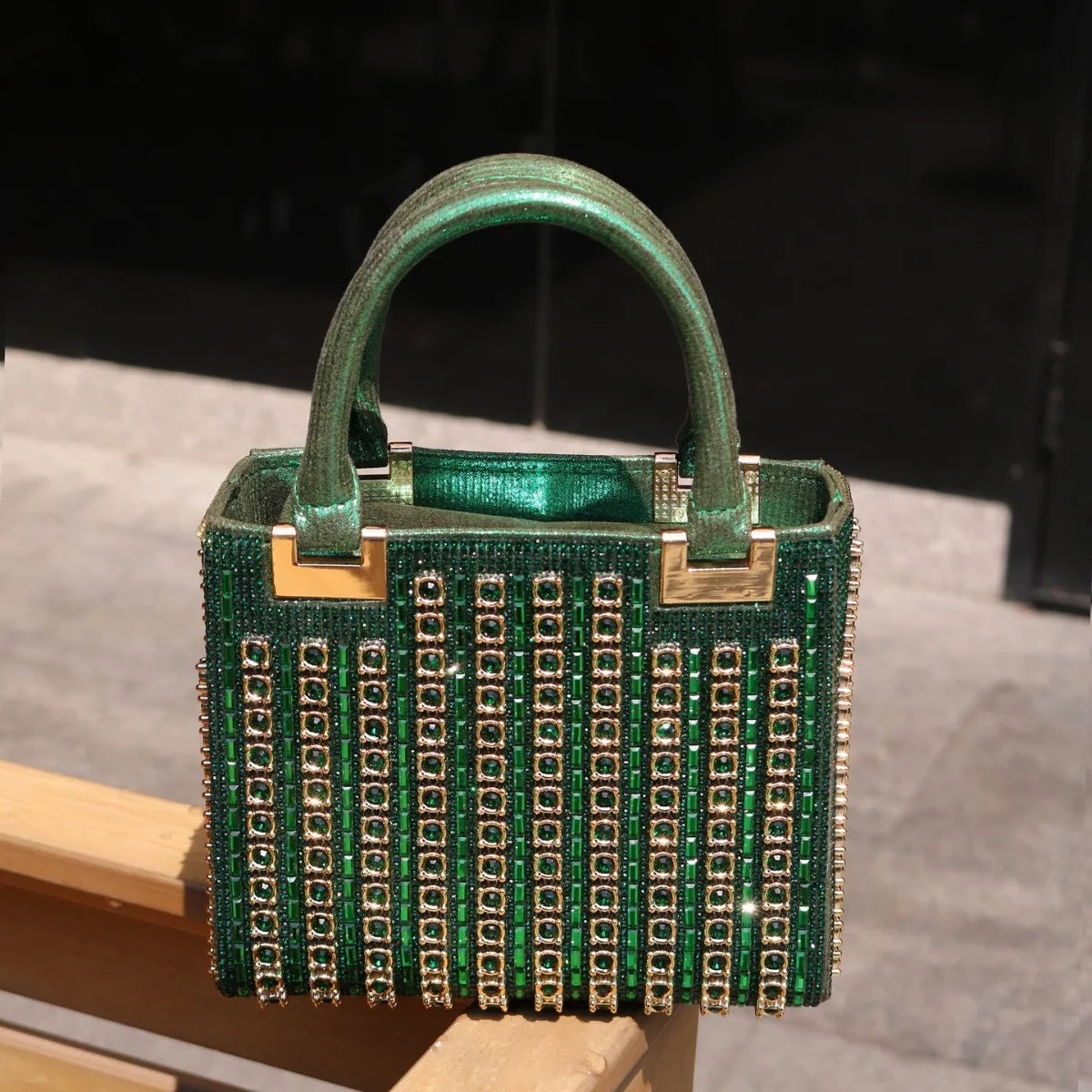 The Royale Crystal Mini Tote