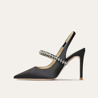 Water Diamond Pointed High-heels