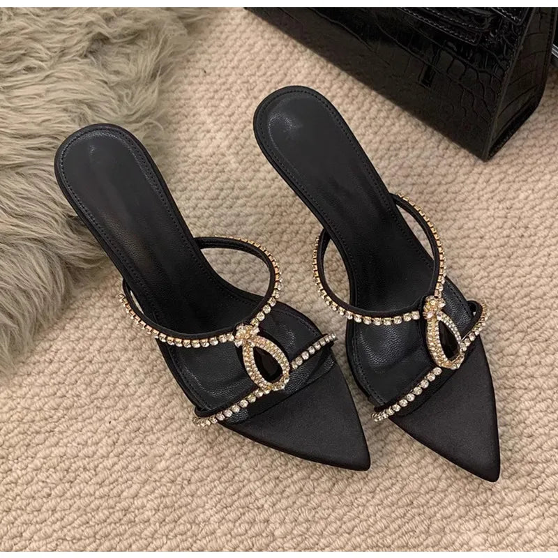 Luxury Rhinestones Gem Stiletto High heels