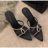 Luxury Rhinestones Gem Stiletto High heels