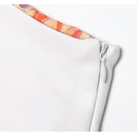 Sleeveless Print Backless Corset Top