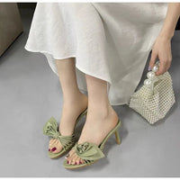 Bowknot Narrow band  High heels