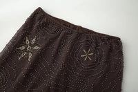 Sequin Wide Leg Pants