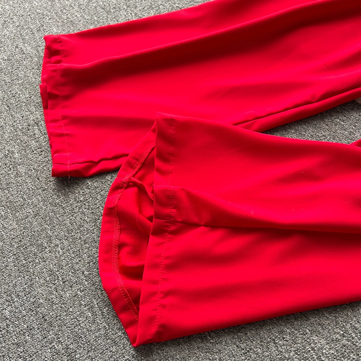 Ruffles Floral Print Elastic Waist Wide Leg Long Pants+Top Set