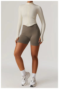 2pcs Seamless Yoga Short / Leggings Set