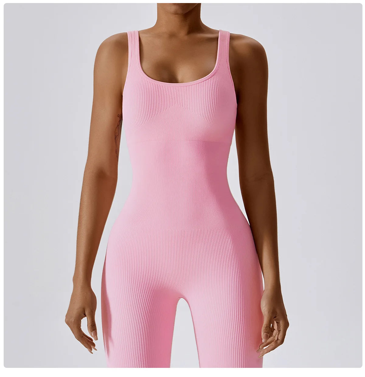 Seamless One-Piece Yoga Jumpsuit